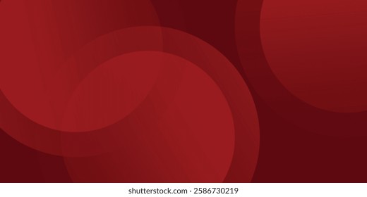 Simple red background with circles. Applicable for gift card design simple