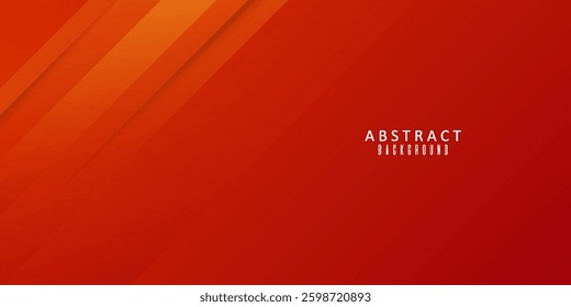 Simple red background with geometric shape. Modern template design for covers, brochures, web and banners. Vector Illustration
