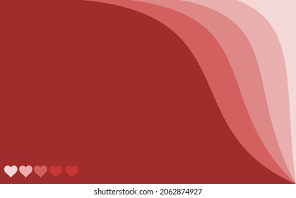 Simple red background with gradation color and copy space area suitable to place on content with theme like valentine, giving, kindness, etc.