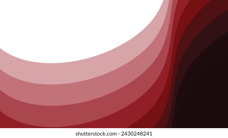 Simple Red background vector design. Smooth wave background minimalist elegant for website and presentation. abstract red wallpaper modern for design for backdrop	