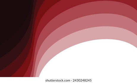 Simple Red background vector design. Smooth wave background minimalist elegant for website and presentation. abstract red wallpaper modern for design for backdrop	