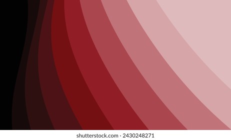 Simple Red background vector design. Smooth wave background minimalist elegant for website and presentation. abstract red wallpaper modern for design for backdrop	