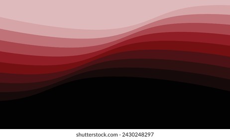Simple Red background vector design. Smooth wave background minimalist elegant for website and presentation. abstract red wallpaper modern for design for backdrop	