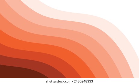 Simple Red background vector design. Smooth wave background minimalist elegant for website and presentation. abstract red wallpaper modern for design for backdrop	