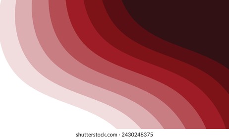 Simple Red background vector design. Smooth wave background minimalist elegant for website and presentation. abstract red wallpaper modern for design for backdrop	