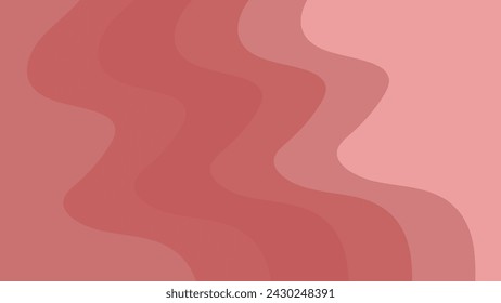 Simple Red background vector design. Smooth wave background minimalist elegant for website and presentation. abstract red wallpaper modern for design for backdrop	