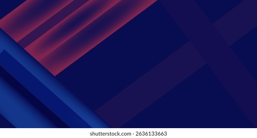 einfach rot blau abstrakter Hintergrund mit Spielestil für Banner und Event