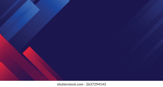 simple red blue abstract background with gaming style for banner and event