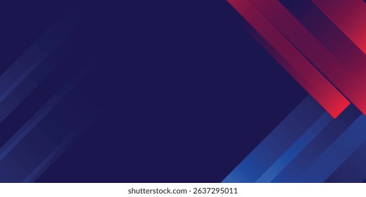 simple red blue abstract background with gaming style for banner and event