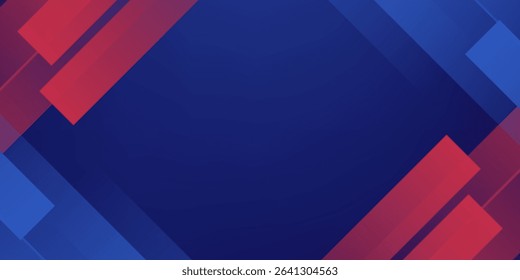 simple red blue abstract background with gaming style for banner and event