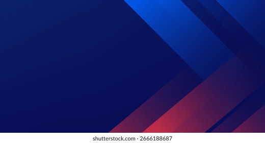Fondo abstracto rojo azul simple con estilo de juego para Anuncio y evento