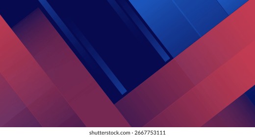 Fondo abstracto rojo y azul simple con estilo de juego. Diseño para presentación Producto