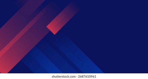 simple red blue abstract background with gaming style for banner and event