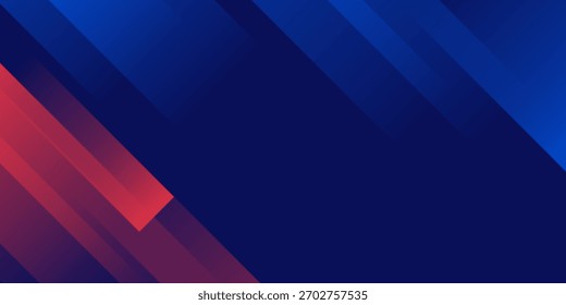 einfach rot blau abstrakter Hintergrund mit Spielestil für Banner und Event