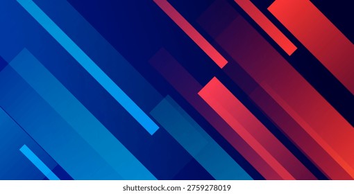 Simple red and blue abstract background with dynamic gaming style, perfect for banners, events, esports promotions, and digital designs.