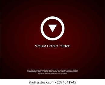 Simple red color background wallpaper, centre centre elliptical fountain fill. From inside to outside, old dark colour to blackout, elegant modern, opening presentation of company logo to public