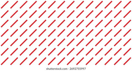 einfaches rotes diagonales kurzes Linienmuster für Bannerposterhintergrund.