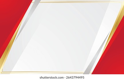Simple red and gold abstract background