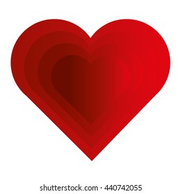simple red heart