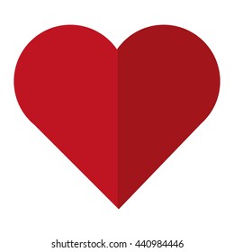 simple red heart