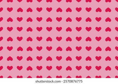 simple red heart pattern perfect for Valentine’s, weddings, birthdays, and events. Ideal for invitations, wrapping paper, greeting cards, posters, textiles, wallpapers, and retro-themed designs.