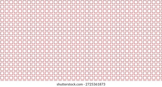 simple red outline square pattern for banner poster background.