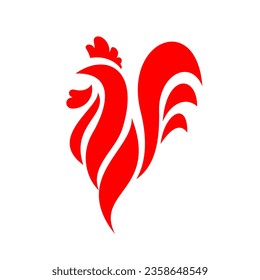 Diseño del logotipo de Rooster Simple