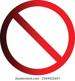 Simple red stop Roadsign with big hand symbol or icon vector illustration.