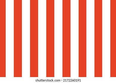 Simple red strip on the white background