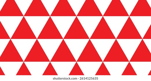 
simple red triangle pattern design.
