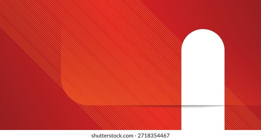 Diseño de fondo abstracto moderno rojo blanco simple

