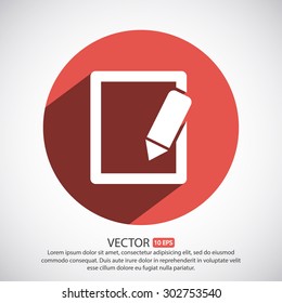 Simple Registration Vector Icon 10 EPS