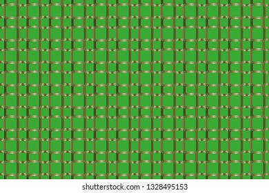 Simple regular background. Abstract repeat backdrop. Design for decor, prints, textile, furniture, cloth, digital Modern solution for finishing the rooms with metal mosaics. Vector illustration 