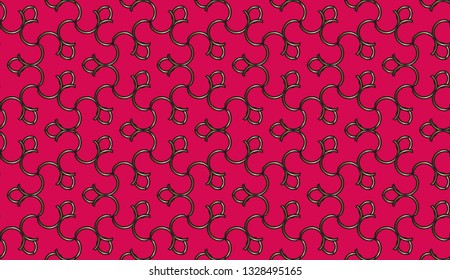 Simple regular background. Abstract repeat backdrop. Design for decor, prints, textile, furniture, cloth, digital Modern solution for finishing the rooms with metal mosaics. Vector illustration 