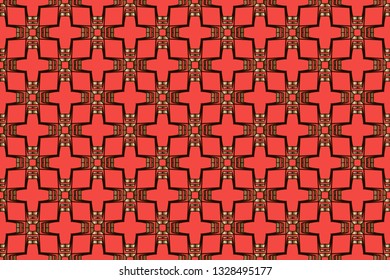 Simple regular background. Abstract repeat backdrop. Design for decor, prints, textile, furniture, cloth, digital Modern solution for finishing the rooms with metal mosaics. Vector illustration 