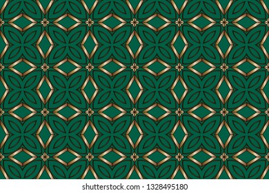 Simple regular background. Abstract repeat backdrop. Design for decor, prints, textile, furniture, cloth, digital Modern solution for finishing the rooms with metal mosaics. Vector illustration 