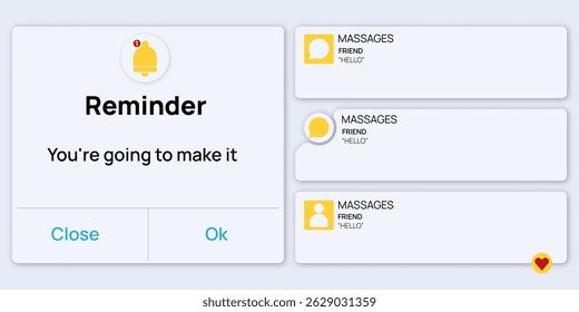 Simple Reminder Notification for Goal Setting and Task Management