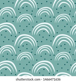 Simple repeat pattern with handdrawn elements