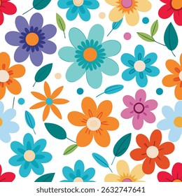 simple repeatable seamless pattern vector.