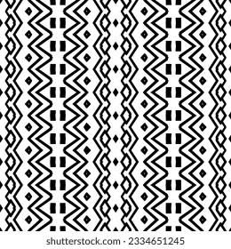 Simple repeating monochrome pattern. Abstract texture for fabric print, card, table cloth, furniture, banner, cover, invitation, decoration, wrapping.seamless repeating pattern. Black and white color.