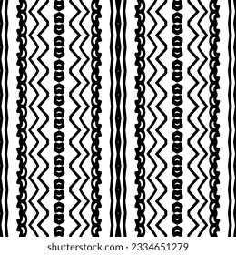 Simple repeating monochrome pattern. Abstract texture for fabric print, card, table cloth, furniture, banner, cover, invitation, decoration, wrapping.seamless repeating pattern. Black and white color.