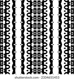 Simple repeating monochrome pattern. Abstract texture for fabric print, card, table cloth, furniture, banner, cover, invitation, decoration, wrapping.seamless repeating pattern. Black and white color.