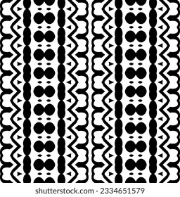Simple repeating monochrome pattern. Abstract texture for fabric print, card, table cloth, furniture, banner, cover, invitation, decoration, wrapping.seamless repeating pattern. Black and white color.