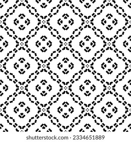Simple repeating monochrome pattern. Abstract texture for fabric print, card, table cloth, furniture, banner, cover, invitation, decoration, wrapping.seamless repeating pattern. Black and white color.
