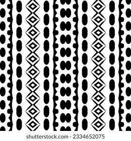 Simple repeating monochrome pattern. Abstract texture for fabric print, card, table cloth, furniture, banner, cover, invitation, decoration, wrapping.seamless repeating pattern. Black and white color.
