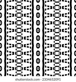 Simple repeating monochrome pattern. Abstract texture for fabric print, card, table cloth, furniture, banner, cover, invitation, decoration, wrapping.seamless repeating pattern. Black and white color.