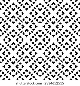 Simple repeating monochrome pattern. Abstract texture for fabric print, card, table cloth, furniture, banner, cover, invitation, decoration, wrapping.seamless repeating pattern. Black and white color.