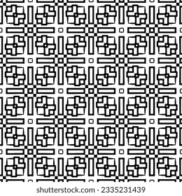 Simple repeating monochrome pattern. Abstract texture for fabric print, card, table cloth, furniture, banner, cover, invitation, decoration, wrapping.seamless repeating pattern. Black and white color.