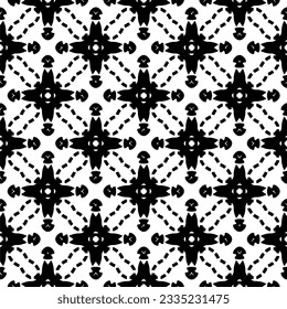 Simple repeating monochrome pattern. Abstract texture for fabric print, card, table cloth, furniture, banner, cover, invitation, decoration, wrapping.seamless repeating pattern. Black and white color.