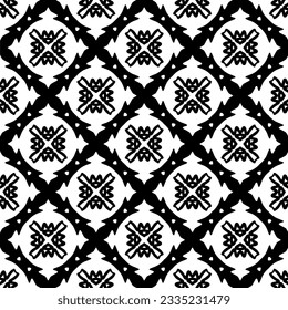 Simple repeating monochrome pattern. Abstract texture for fabric print, card, table cloth, furniture, banner, cover, invitation, decoration, wrapping.seamless repeating pattern. Black and white color.